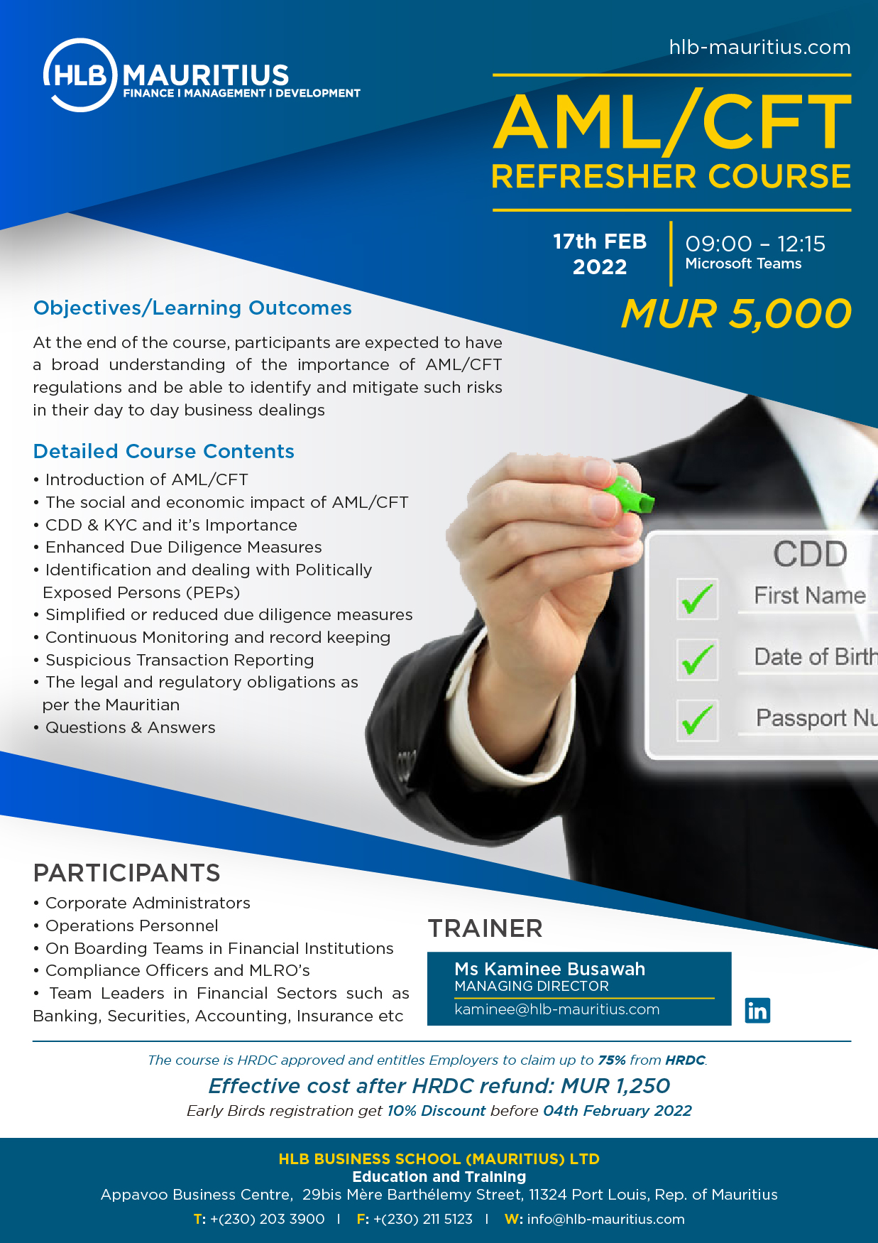 AML/CFT Refresher Course